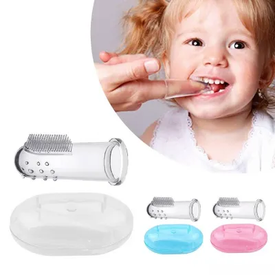 Silicone Finger Soft Toothbrush For Baby